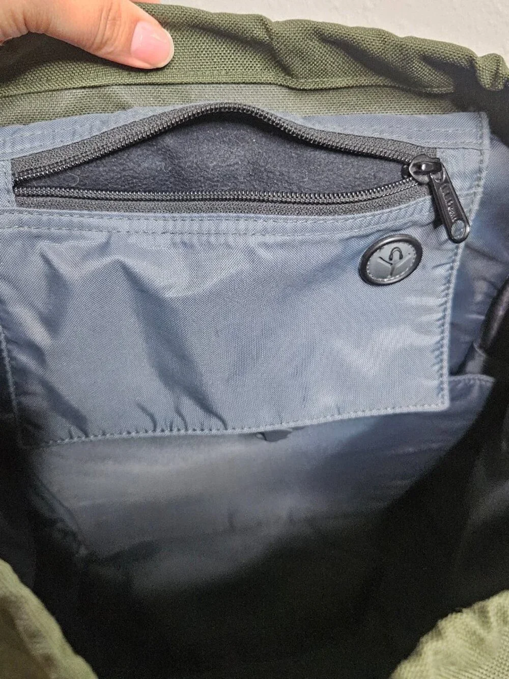 LL Bean Continental Rucksack Backpack Army Green Hiking Travel Gorpcore Outdoors